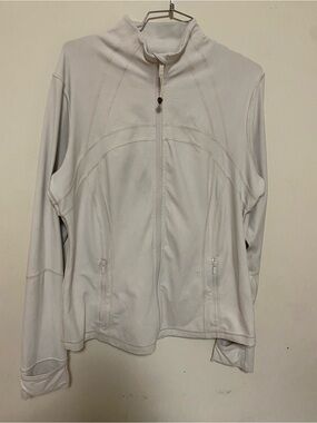 lululemon athletica White Full-Zip Utility Jacket